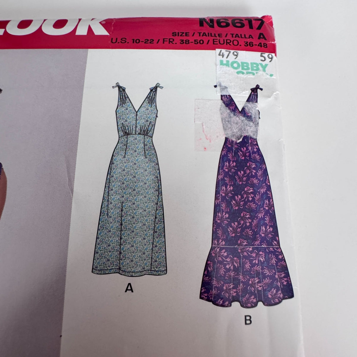 Simplicity Sewing Pattern N6617 Midi Dress Cottagecore Dress Summer Cold Shoulder 10-22 Uncut V-Neck Romantic Dress
