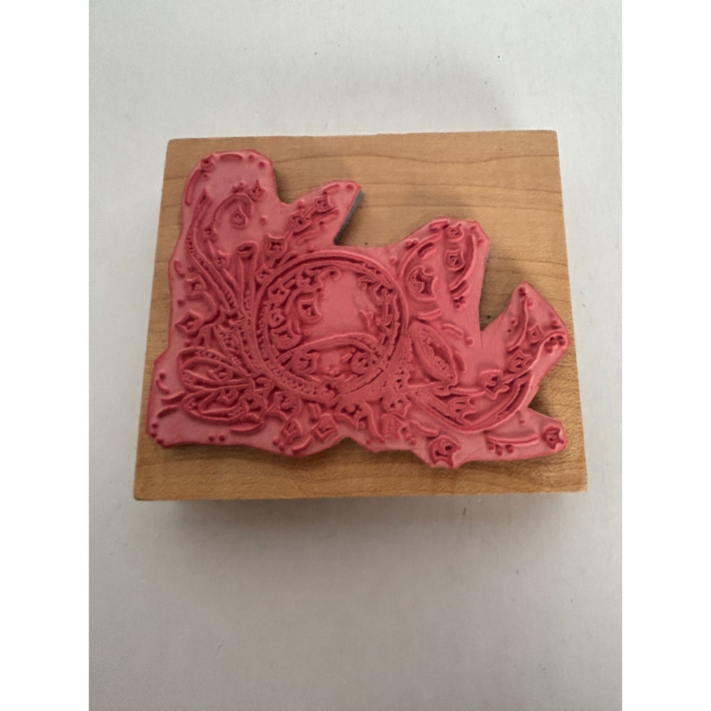 Stamping Sensations Rubber Stamp Christmas Horn Card Making Corner Holidays Ivy