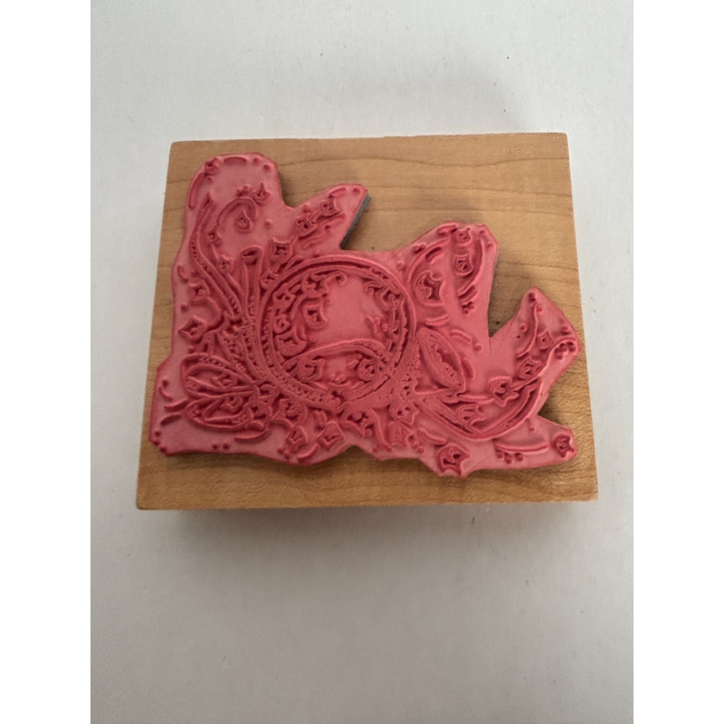 Stamping Sensations Rubber Stamp Christmas Horn Card Making Corner Holidays Ivy