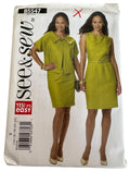 Butterick Sewing Pattern B5547 Tailored Dress and Jacket Modern Chic 14-22 Uncut