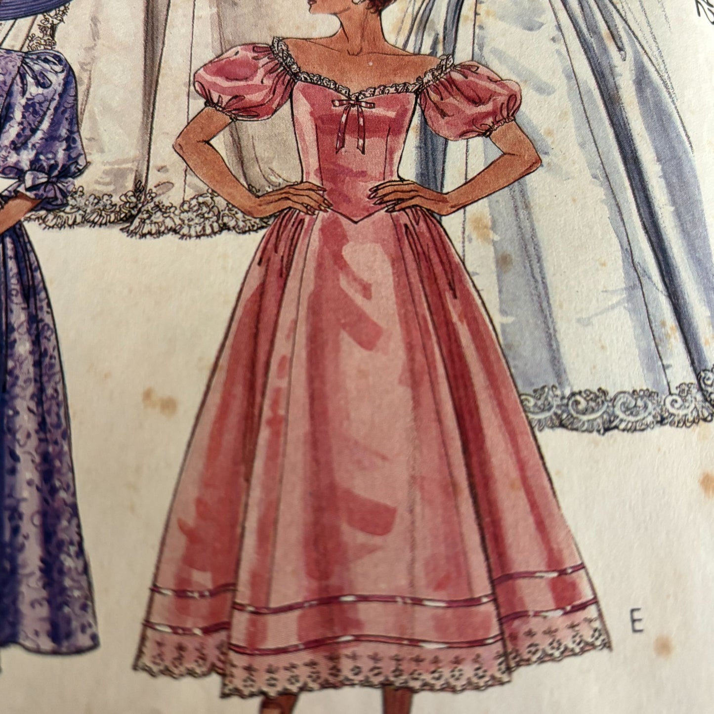 McCalls Sewing Pattern 4075 Bridal Gown Bridesmaid Dress Wedding Romantic 12 UC