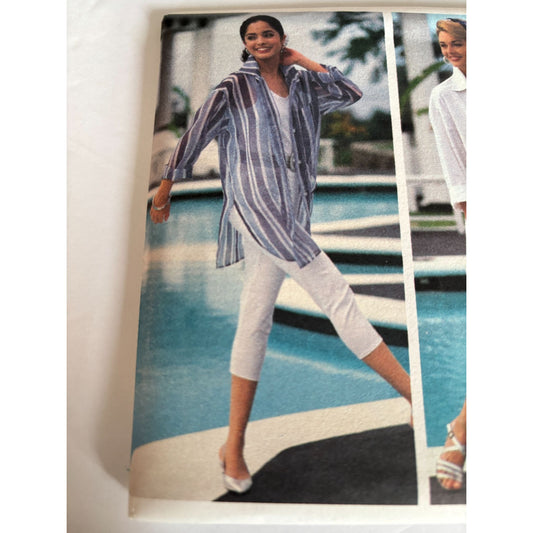 Butterick Sewing Pattern 6223 Shirt Top Skirt Leggings Summer Cruise 6 8 10 UC
