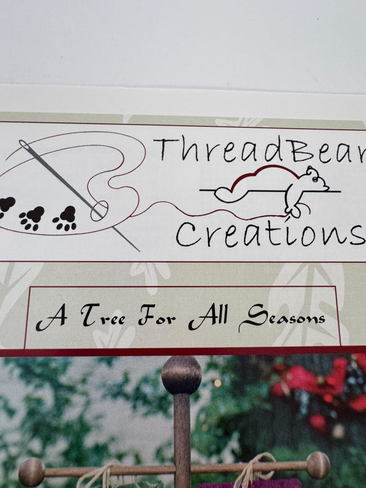 ThreadBear Creations Cross Stitch Pattern A Tree For All Seasons Christmas Elf