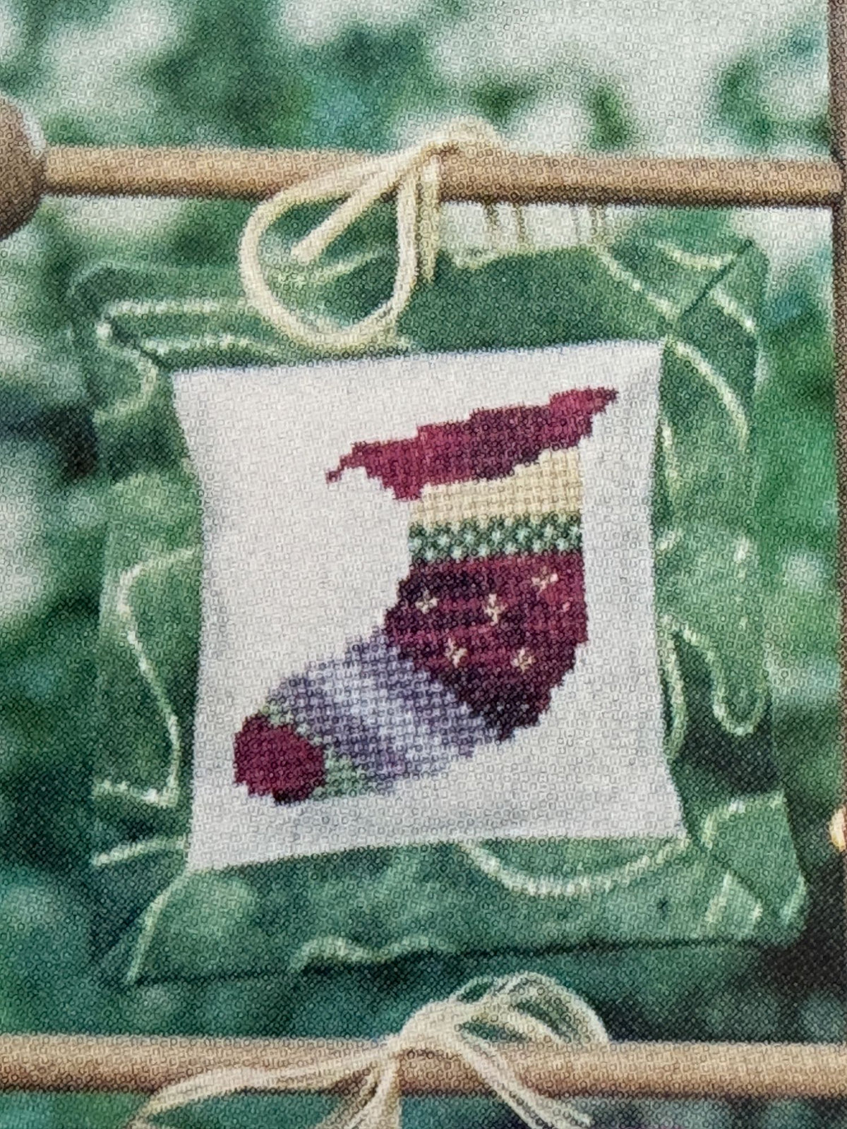 ThreadBear Creations Cross Stitch Pattern A Tree For All Seasons Christmas Elf