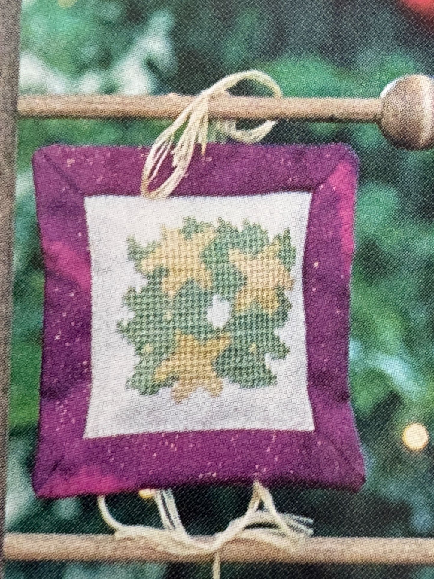 ThreadBear Creations Cross Stitch Pattern A Tree For All Seasons Christmas Elf