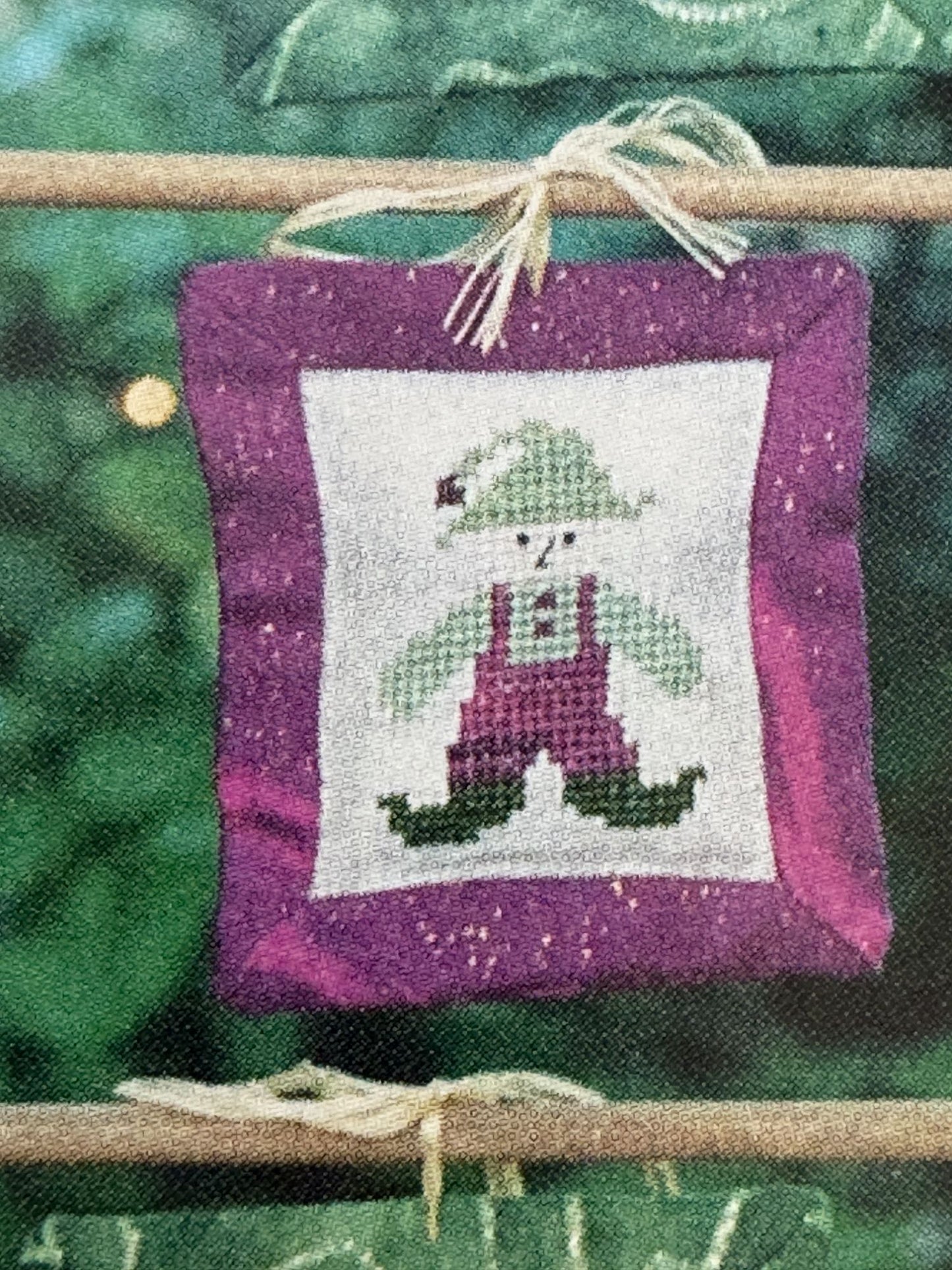 ThreadBear Creations Cross Stitch Pattern A Tree For All Seasons Christmas Elf