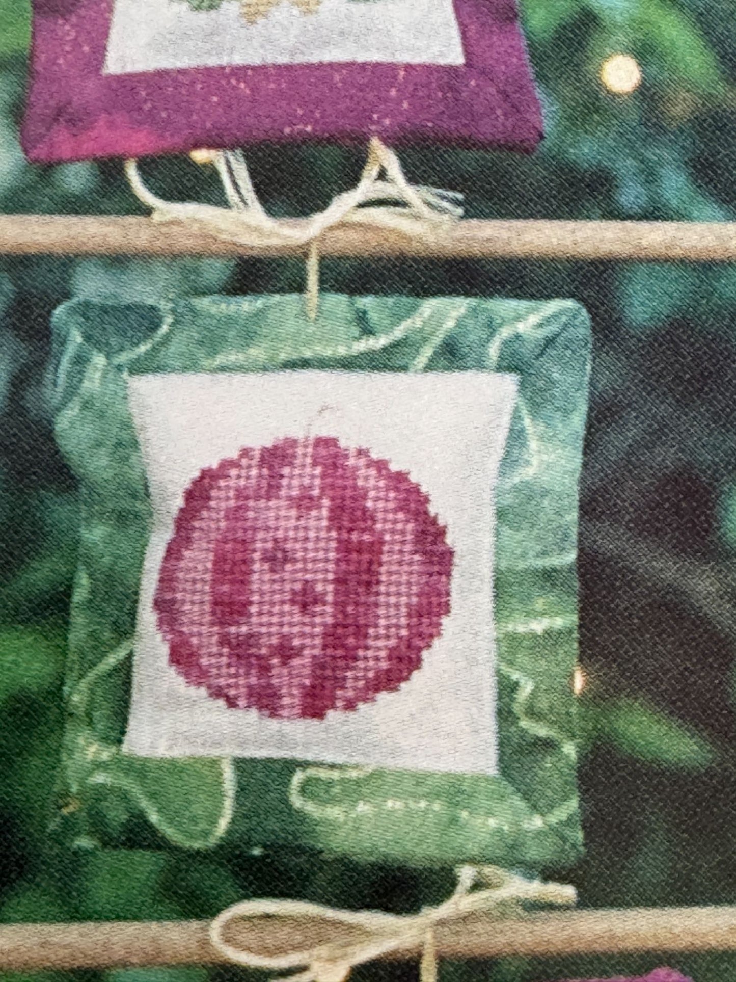 ThreadBear Creations Cross Stitch Pattern A Tree For All Seasons Christmas Elf