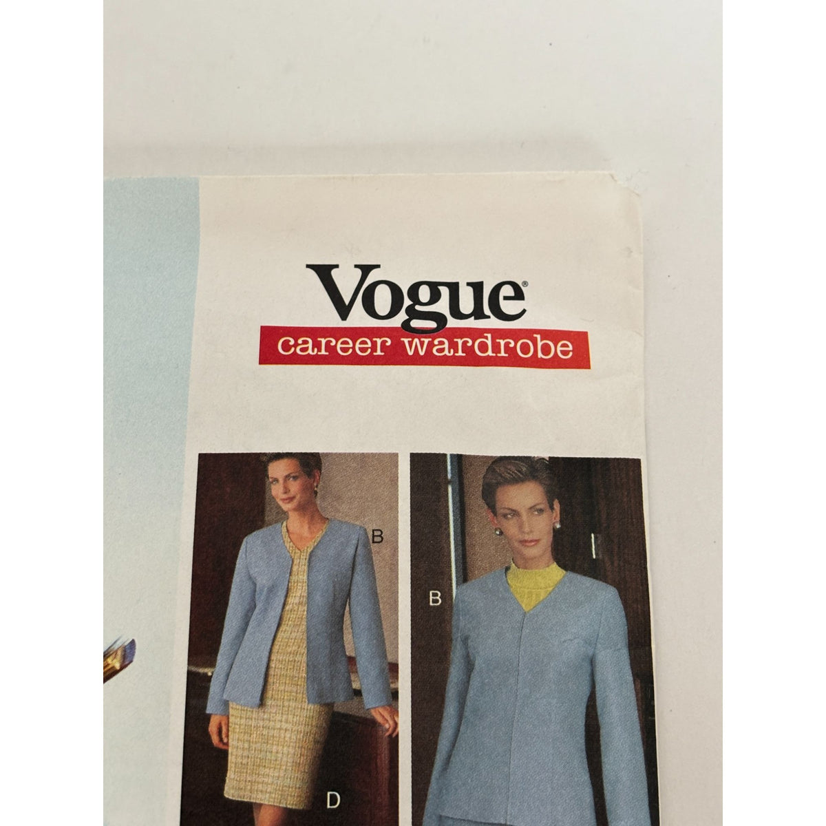 Vogue Sewing Pattern 1924 Career Wardrobe Suit Jacket Dress Skirt Pants 8-12 Uncut Workwear