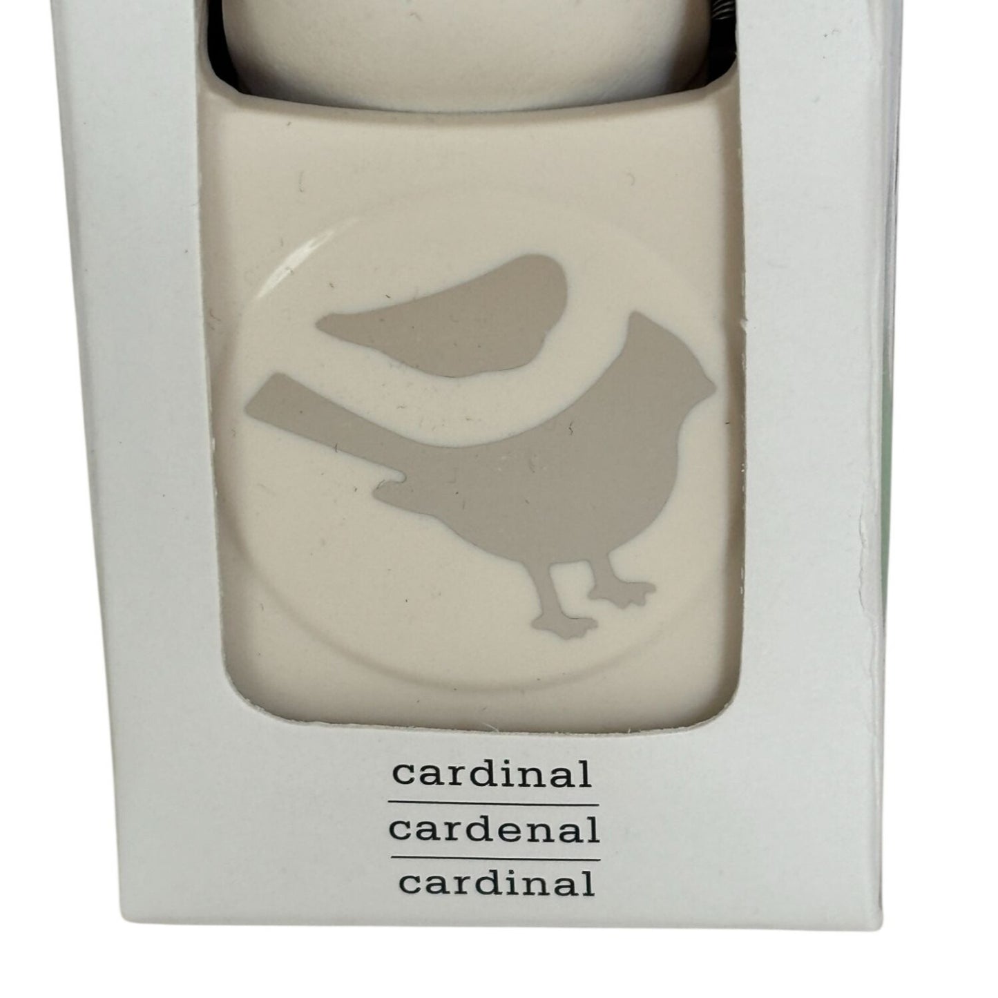 Martha Stewart Paper Punch Cardinal Bird Christmas Cardmaking Holiday Craft Wing