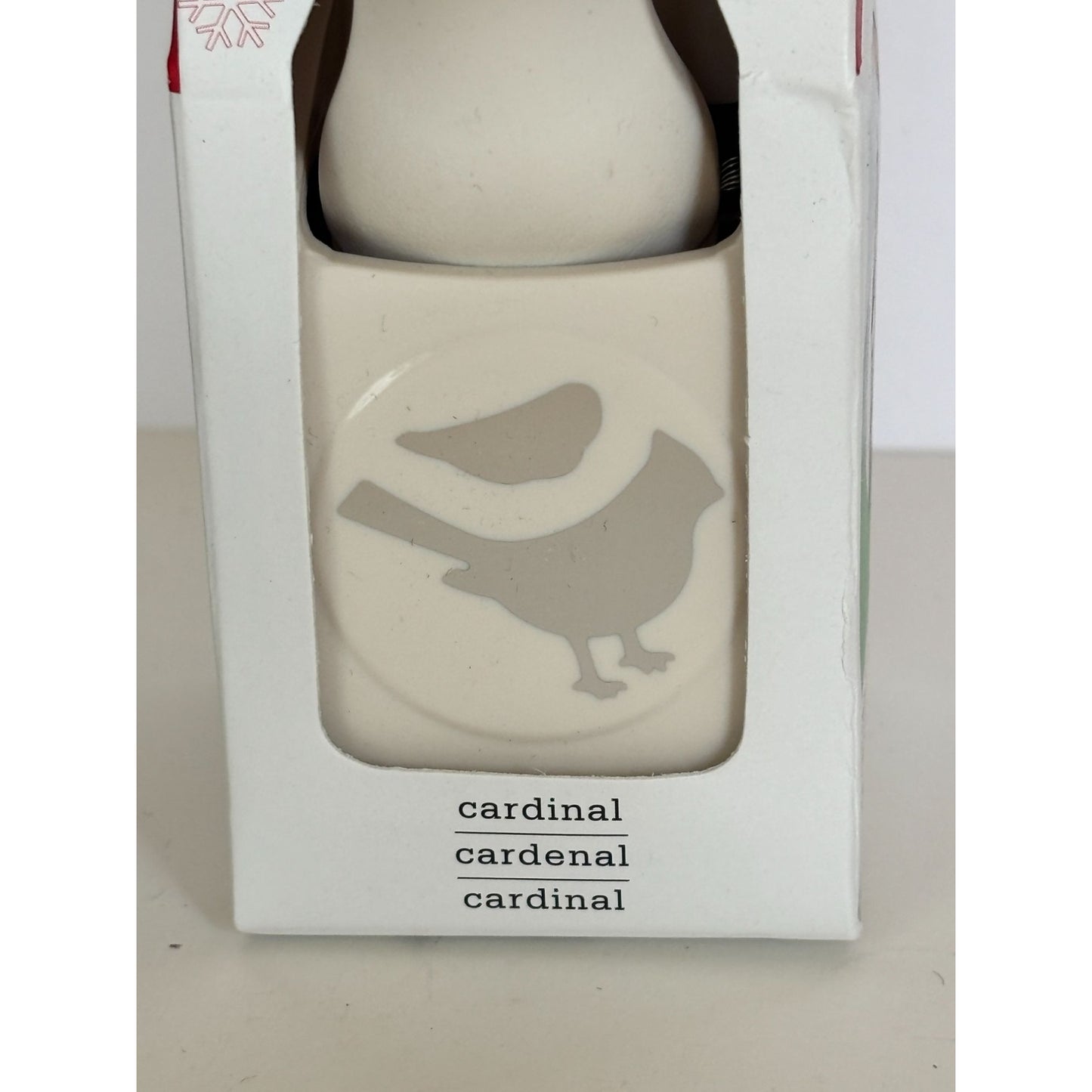Martha Stewart Paper Punch Cardinal Bird Christmas Cardmaking Holiday Craft Wing
