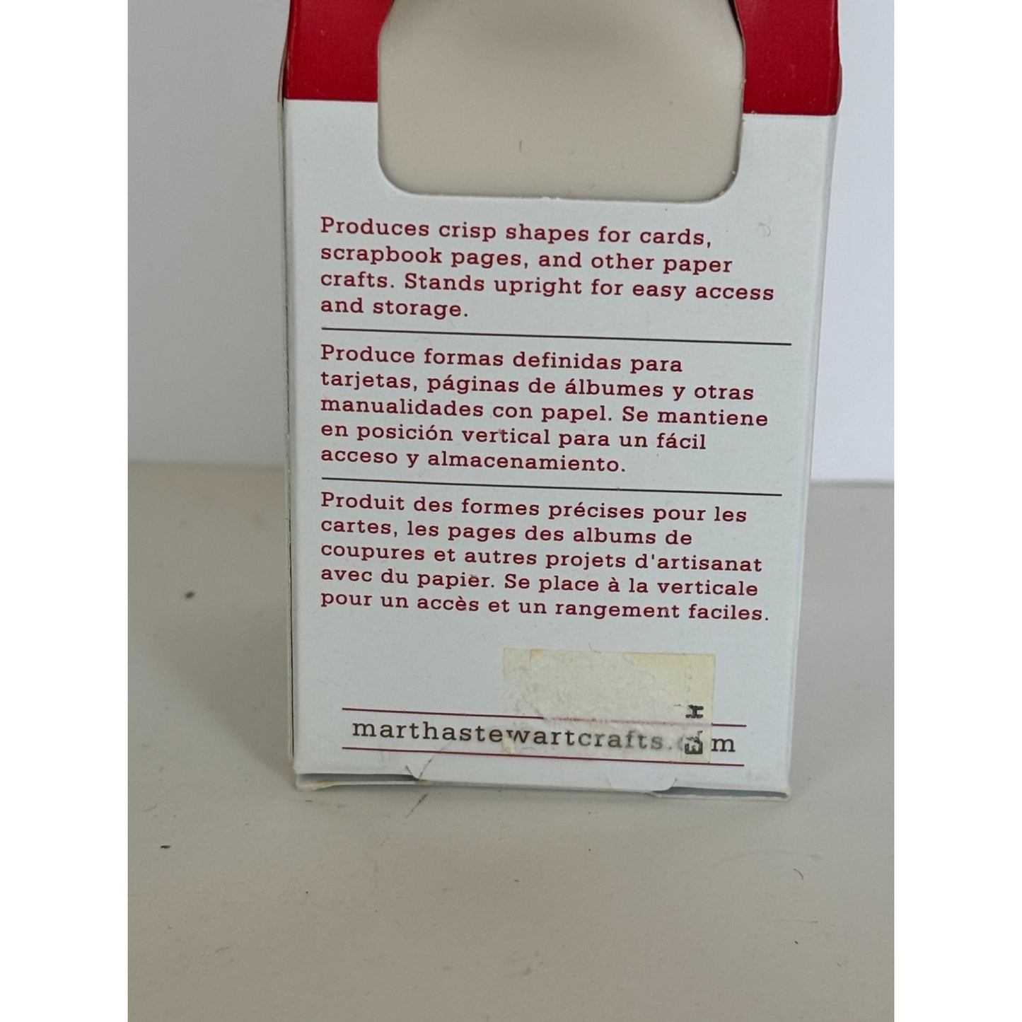 Martha Stewart Paper Punch Cardinal Bird Christmas Cardmaking Holiday Craft Wing