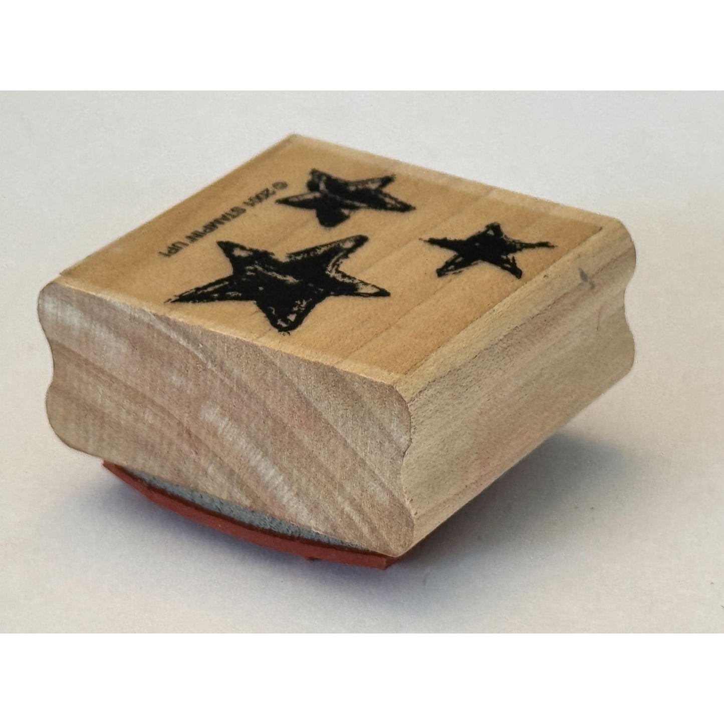 Stampin Up Rubber Stamp Star Trio Stars Crafting Card Making Patriotic Symbol