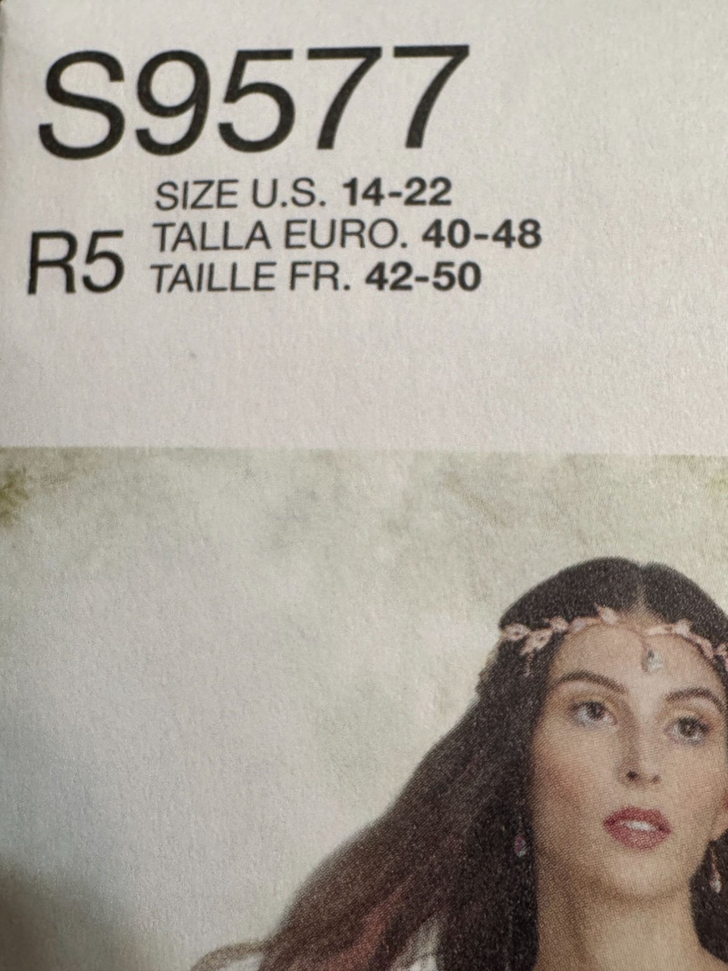 Simplicity Sewing Pattern S9577 Renaissance Costume Dress Historical 14-22 Uncut