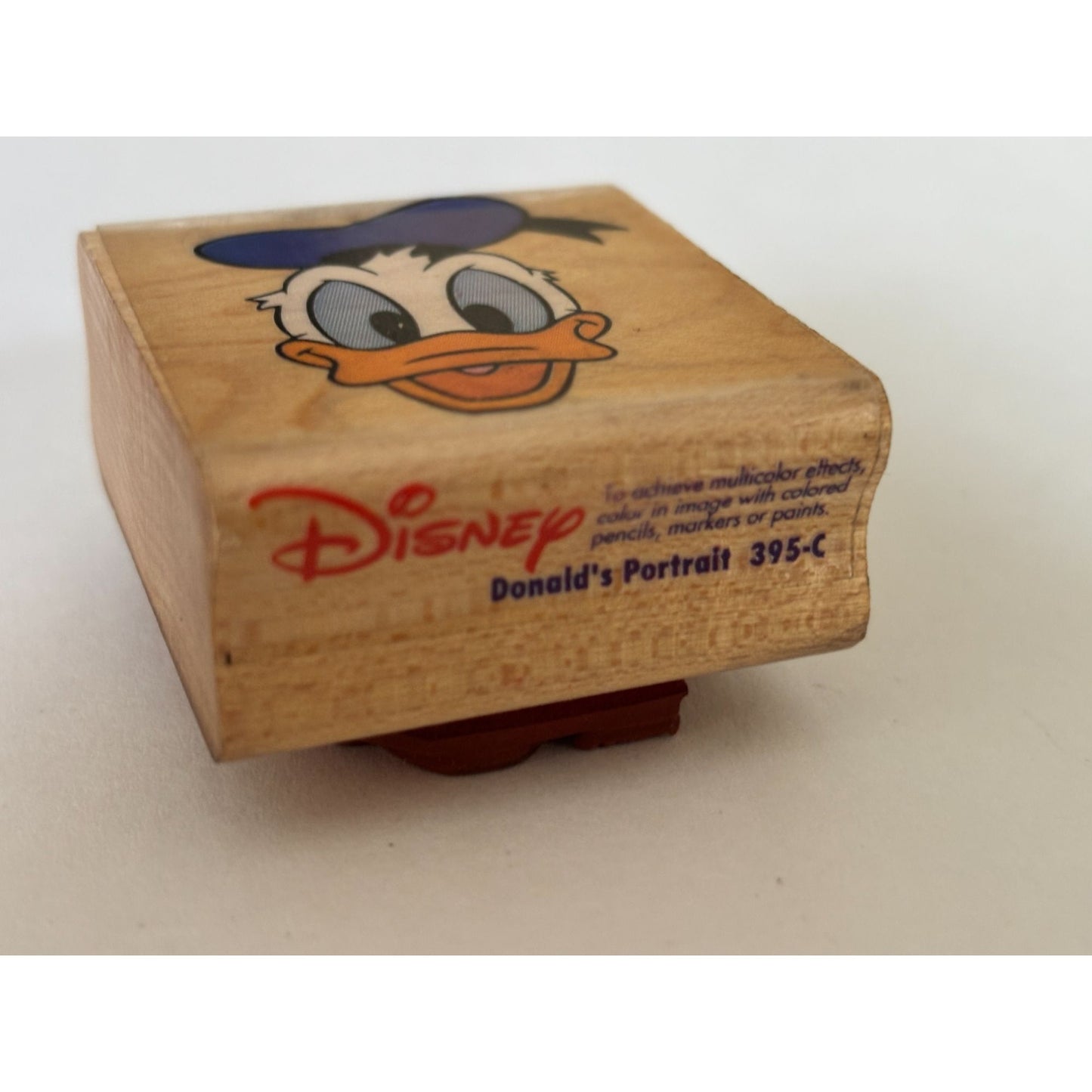 Disney Rubber Stamp Donald Duck Rubber Stampede Portrait Cartoon Face Cardmaking