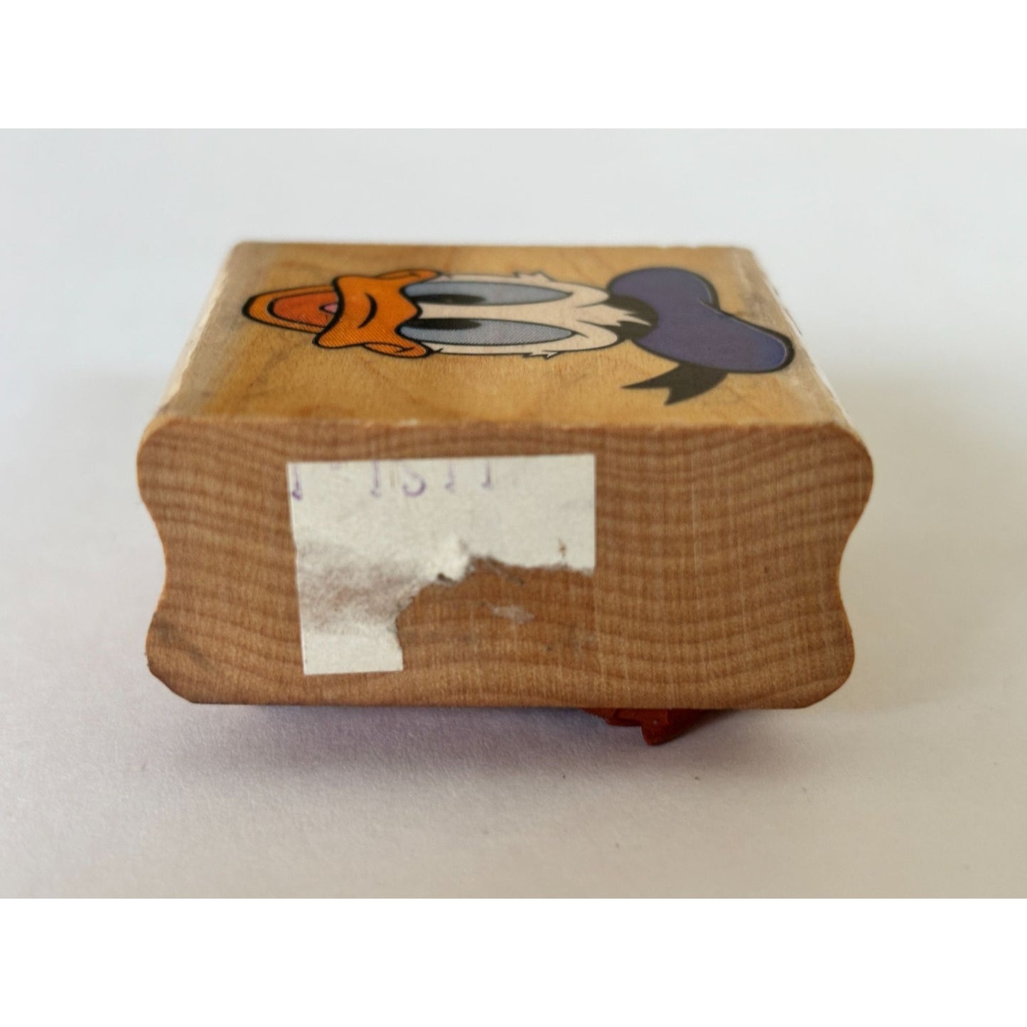 Disney Rubber Stamp Donald Duck Rubber Stampede Portrait Cartoon Face Cardmaking