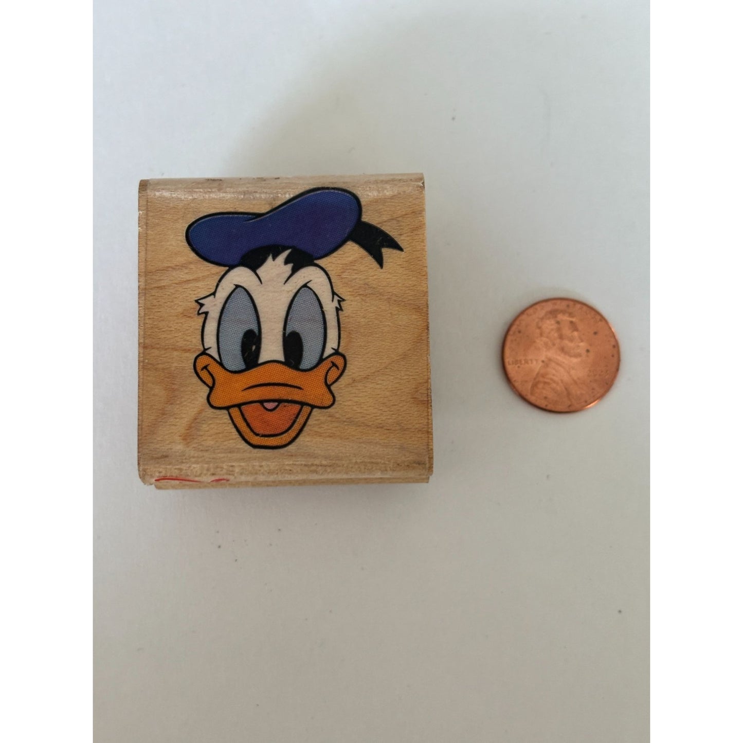 Disney Rubber Stamp Donald Duck Rubber Stampede Portrait Cartoon Face Cardmaking
