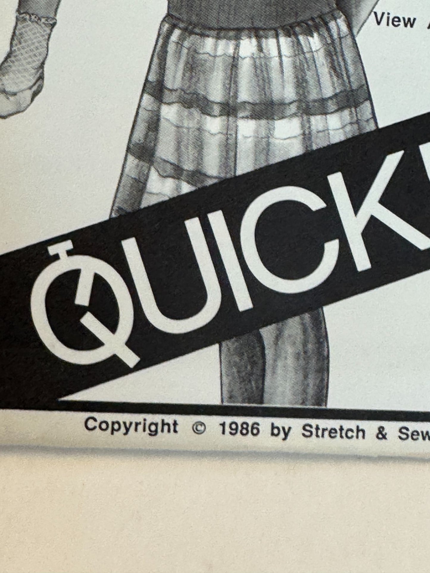 Stretch and Sew Sewing Pattern 940 Childrens Tank Top Shirt and Dress 1980s UC