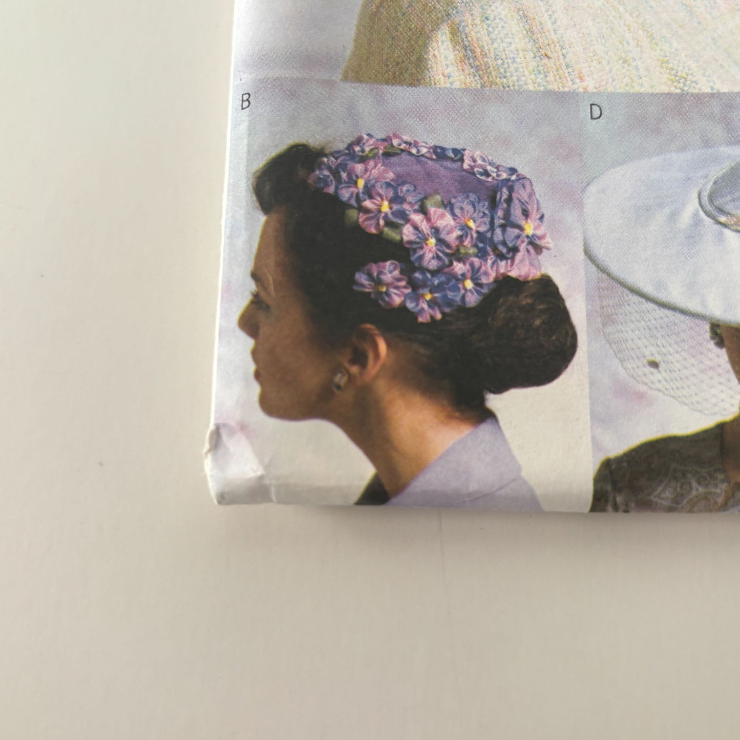 Vogue Sewing Pattern V8052 Misses Hat Vintage 1950s Style Accessories Wedding UC