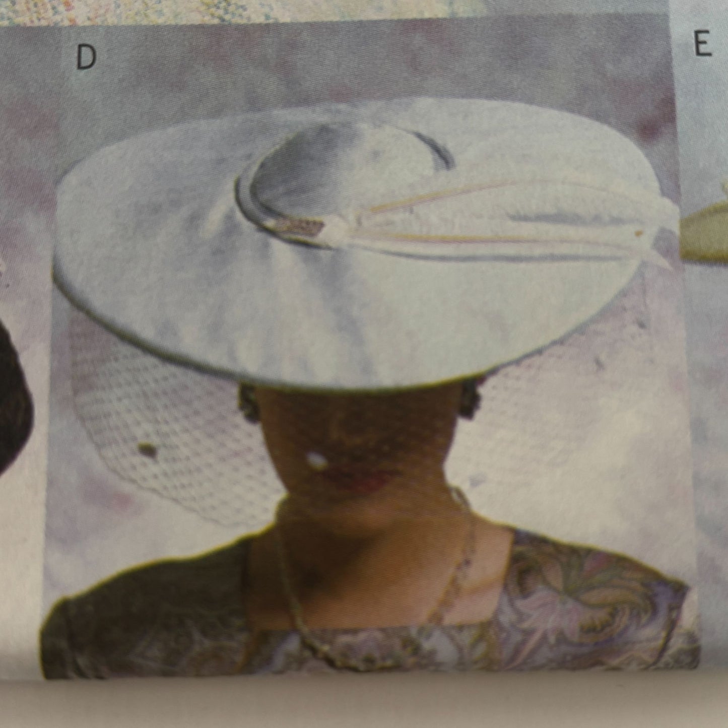 Vogue Sewing Pattern V8052 Misses Hat Vintage 1950s Style Accessories Wedding UC
