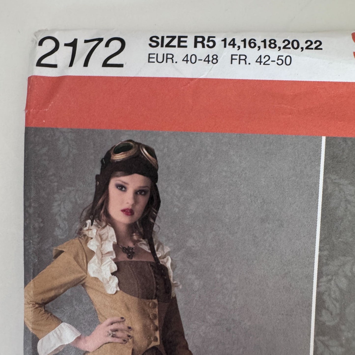 Simplicity Sewing Pattern 2172 Steampunk Costume Victorian Dress Coat 14-22 Uncut Halloween LaQuey