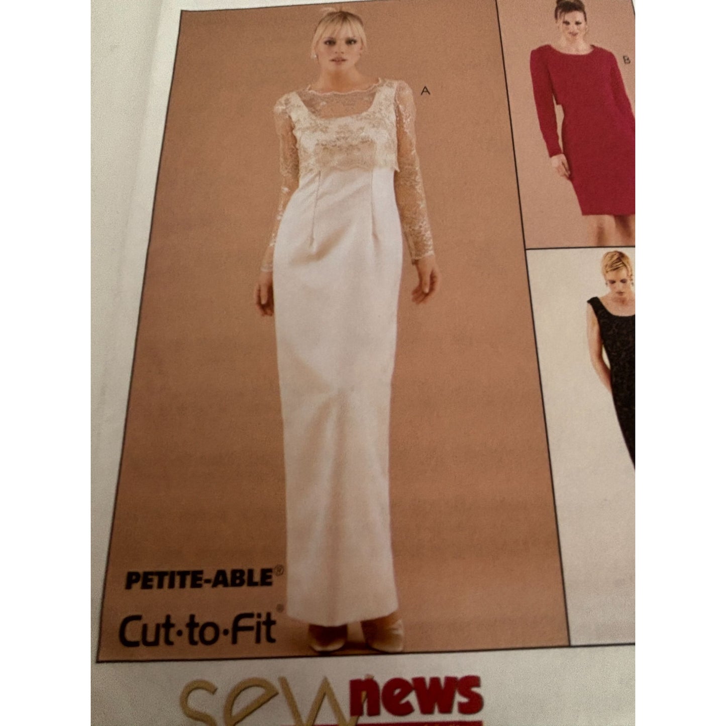 McCalls Sewing Pattern 8901 Elegant Dress Evening Formal Career 18 20 22 Uncut