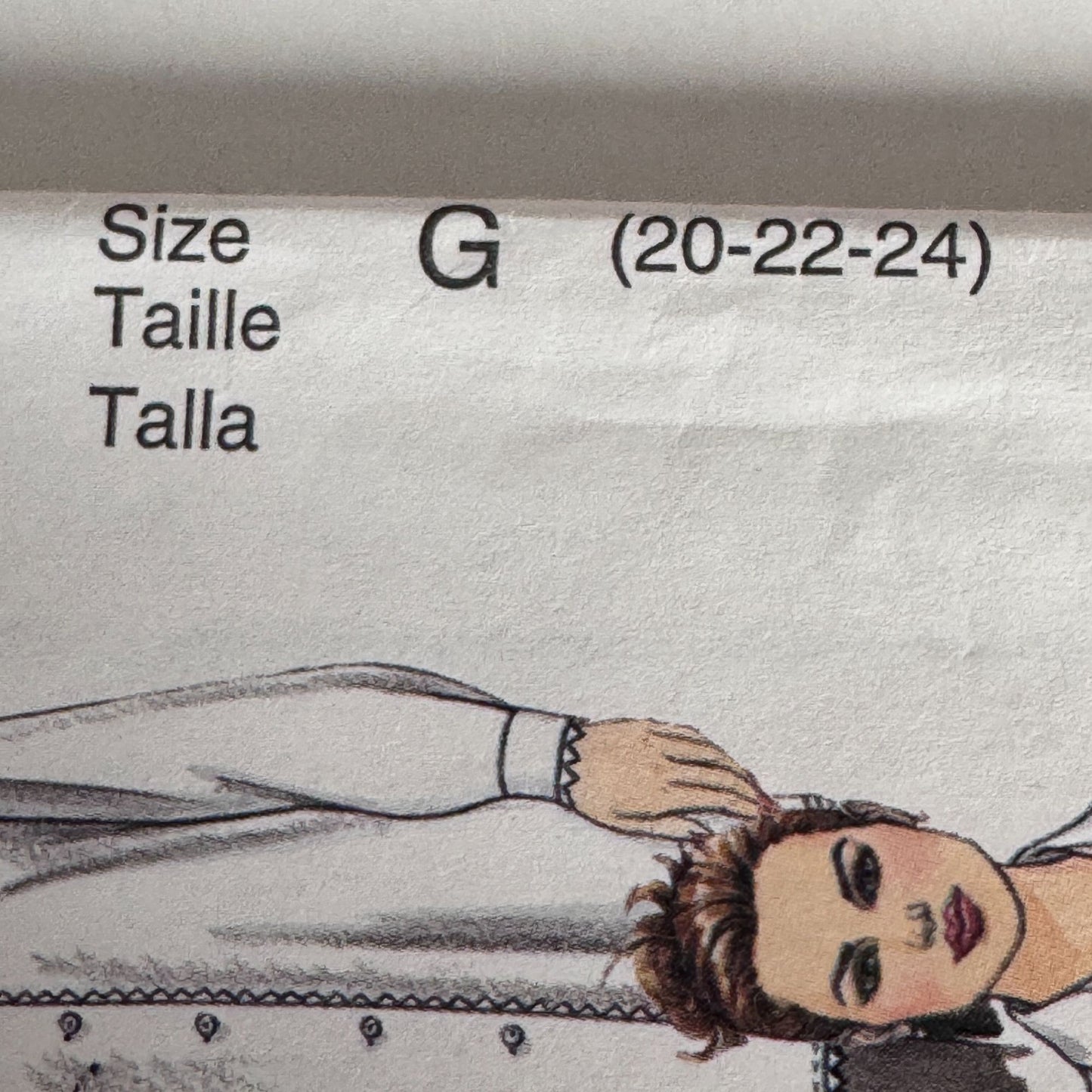 McCalls Sewing Pattern 2583 Blouse Boho Tunic Top Y2K Front Button Shirt 20-24 Uncut