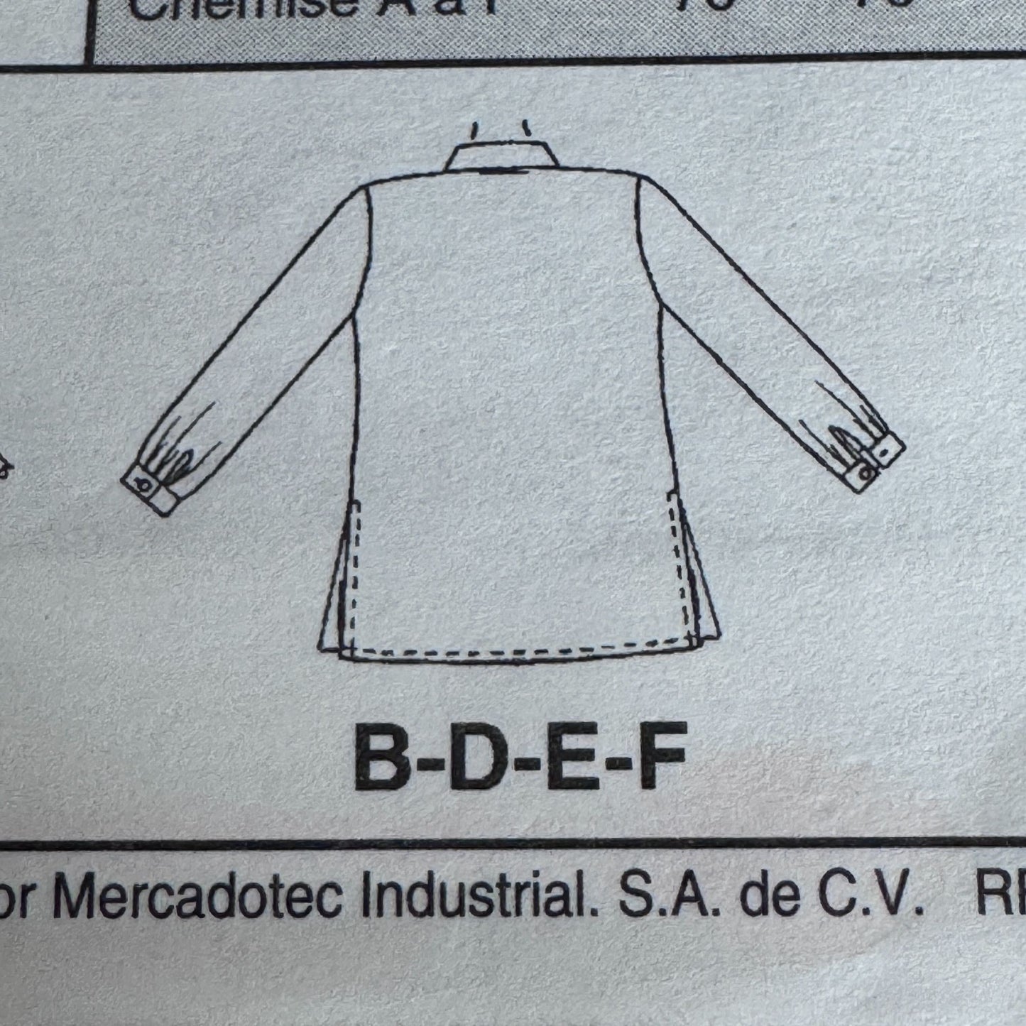 McCalls Sewing Pattern 2583 Blouse Boho Tunic Top Y2K Front Button Shirt 20-24 Uncut