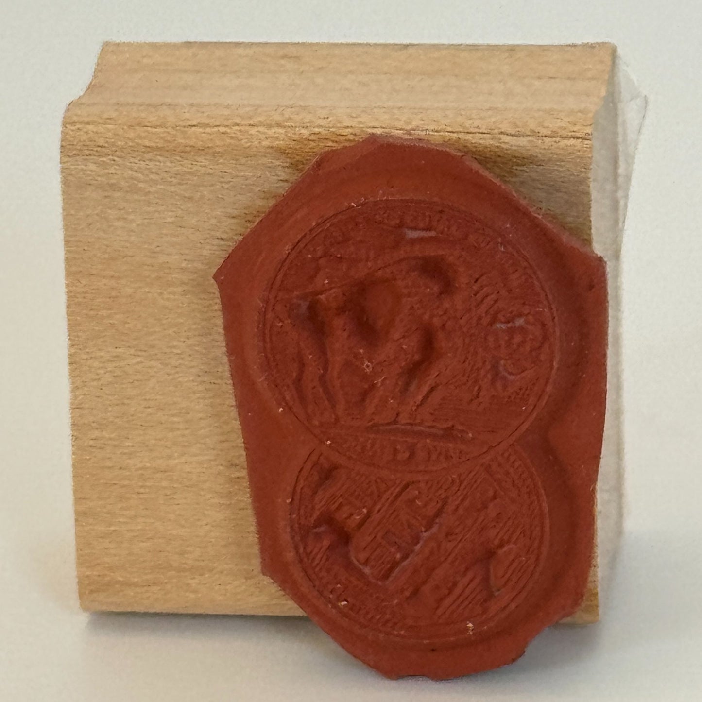 Stampin Up Rubber Stamp Buffalo Nickel Wooden Money Coin Card Making Numismatist