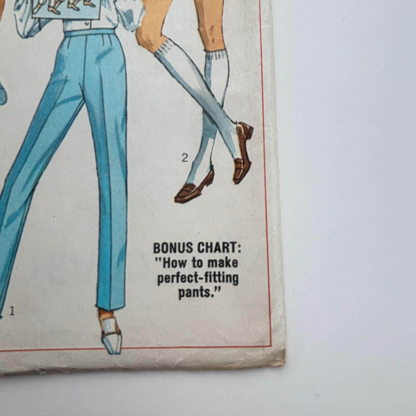 Simplicity Sewing Pattern 7688 Mod Pants Jamaica Short Shorts Vintage 1960s UC