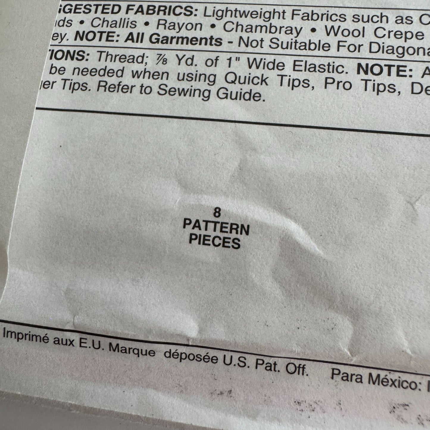 McCalls Sewing Pattern 7174 Misses Pants Work High Waist Easy Plus Size 24 Uncut