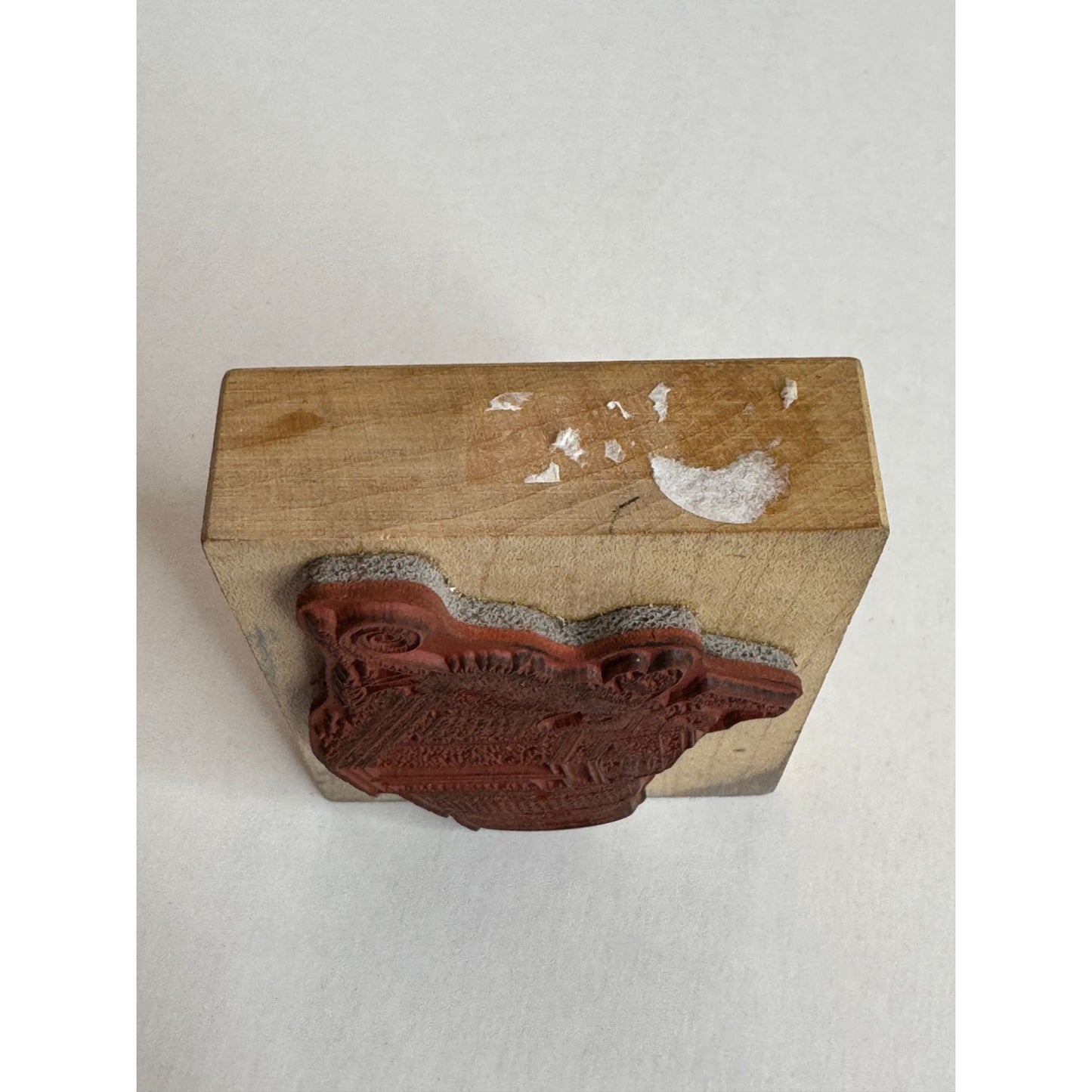 Stampa Rosa Wood Rubber Stamp House Mouse Say Cheese Maxwell Camera Funny Humor