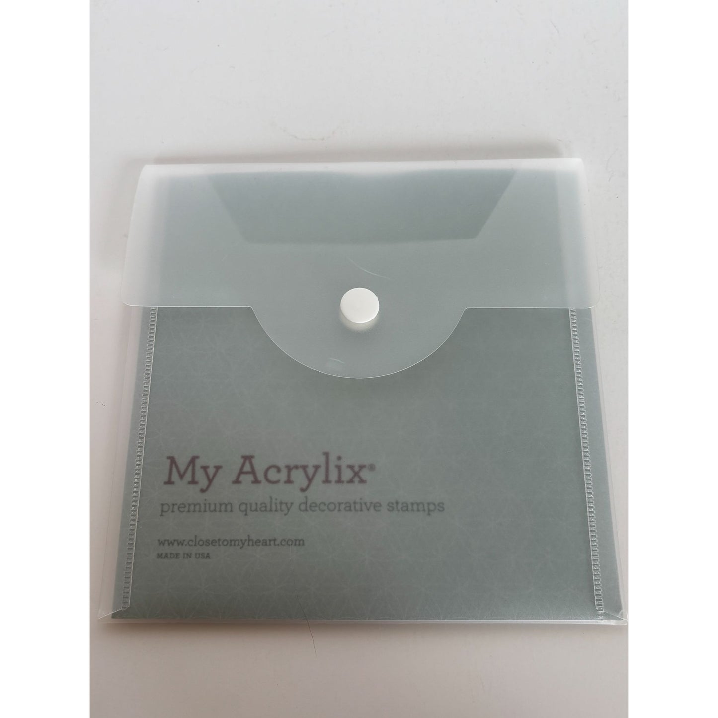 CTMH My Acrylix Acrylic Stamp Set Have a Happy Day Just be You Thank You Words