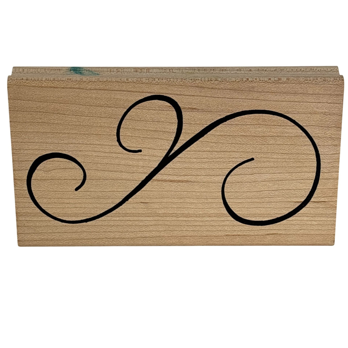 DeNami Rubber Stamp Decorative Flourish Elegant Scroll Border Large Cardmaking