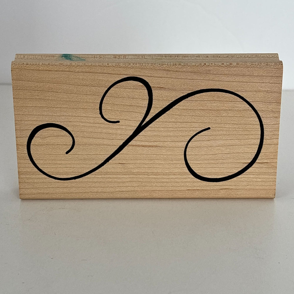 DeNami Rubber Stamp Decorative Flourish Elegant Scroll Border Large Cardmaking