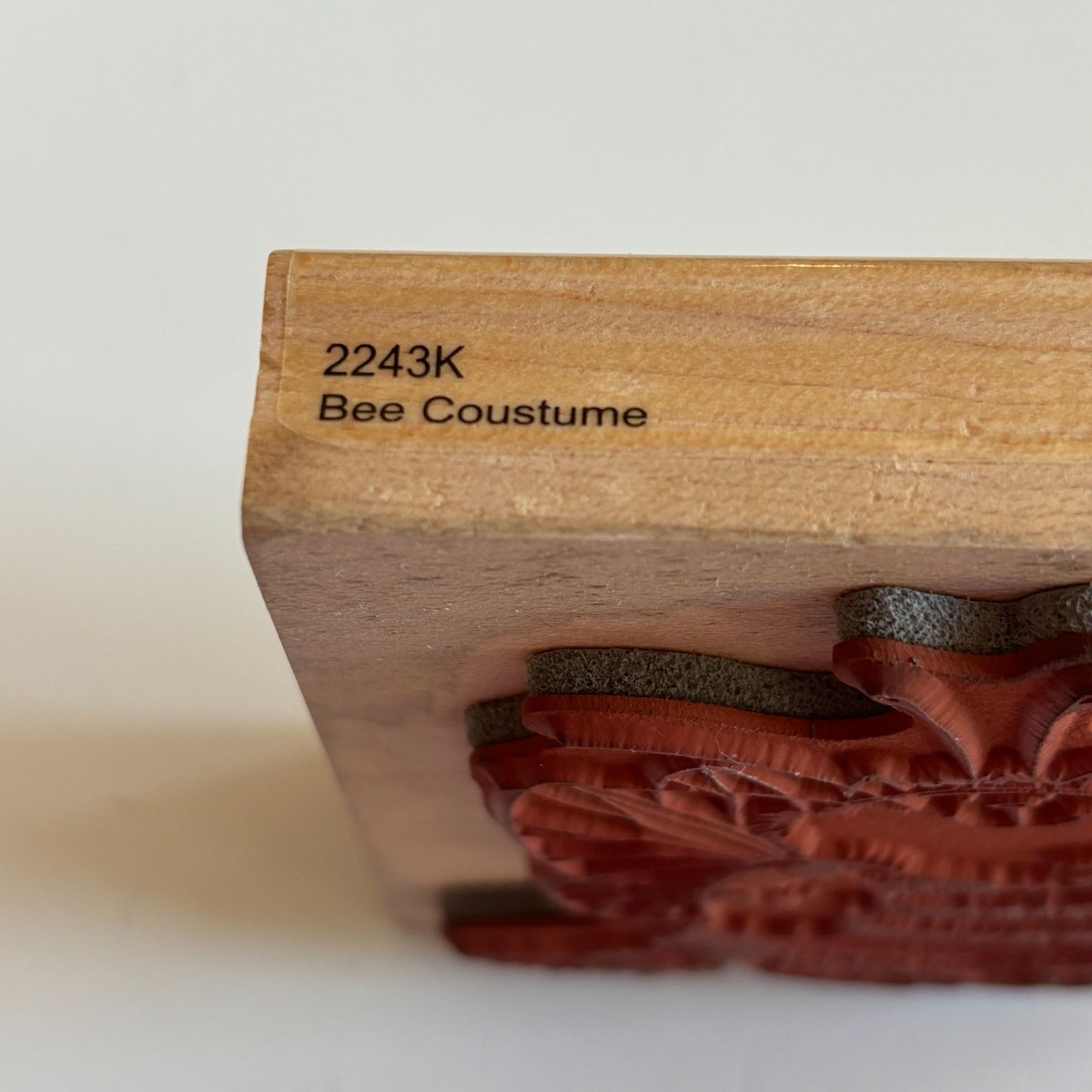 Penny Black Rubber Stamp Cat In Bee Costume Halloween Margaret Sherry Collection