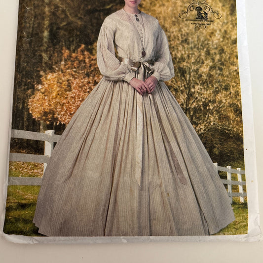 Butterick Sewing Pattern B5831 Civil War Dress Costume Hoop Skirt 8-16 Uncut Petticoat
