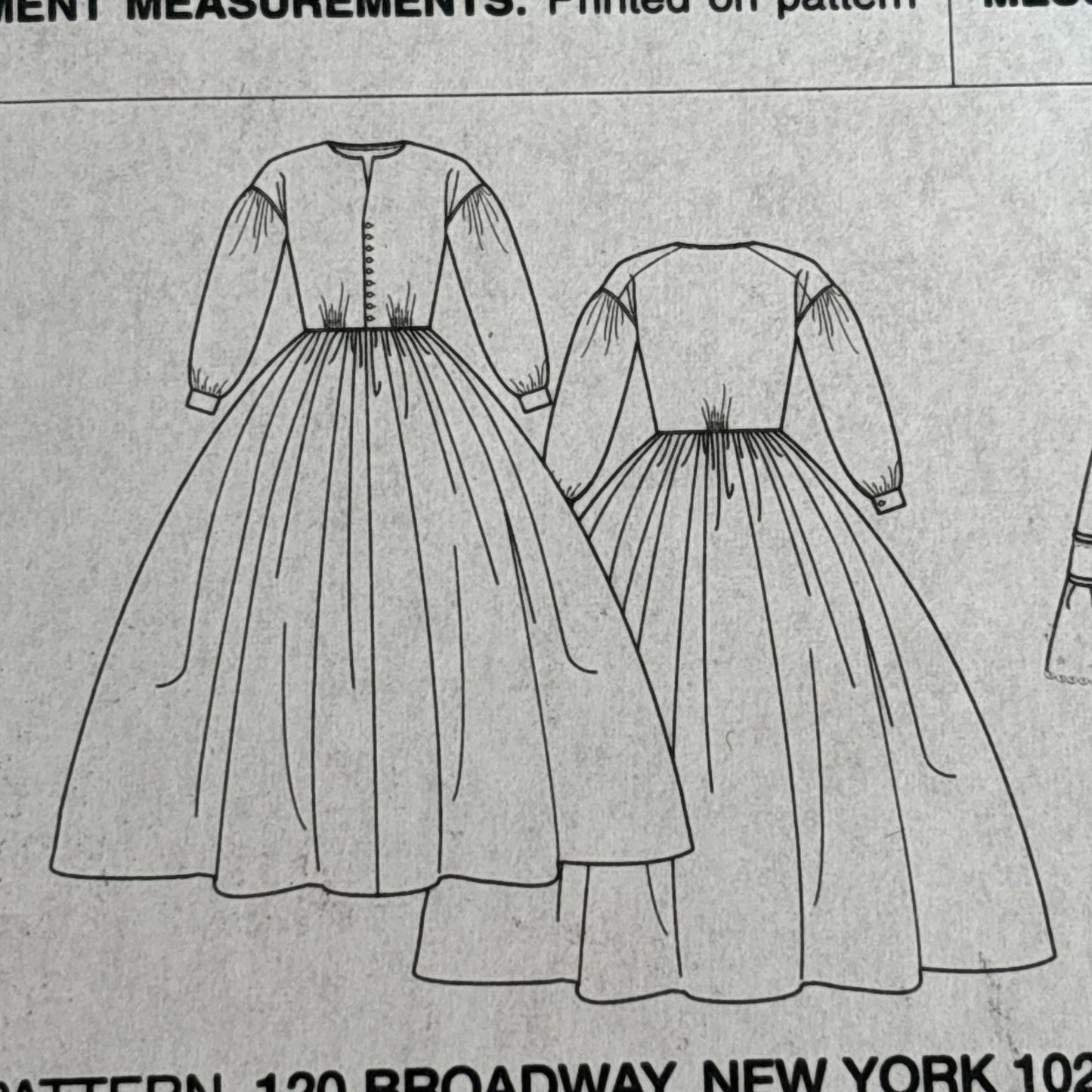 Butterick Sewing Pattern B5831 Civil War Dress Costume Hoop Skirt 8-16 Uncut Petticoat