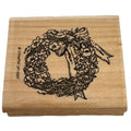 Stampin Up Rubber Stamp Floral Wreath with Love Birds and Bow Anniversary Love