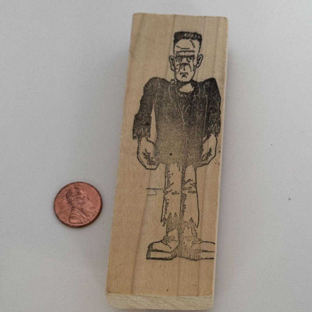 Frankenstein Rubber Stamp Monster Halloween Party Fall Card Making Autumn Craft