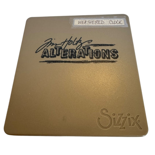 Tim Holtz Sizzix Alterations Weathered Clock Key Bigz Cutting Die Craft Tool