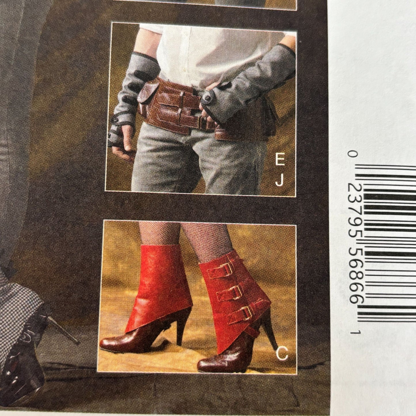 McCalls Sewing Pattern M6975 Steampunk Accessories Spats Gloves Hats Belts Mens Misses UNCUT Halloween
