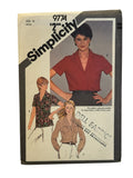 Simplicity Sewing Pattern 9774 Misses Shirt Pattern Work Blouse 10 Vintage 1980