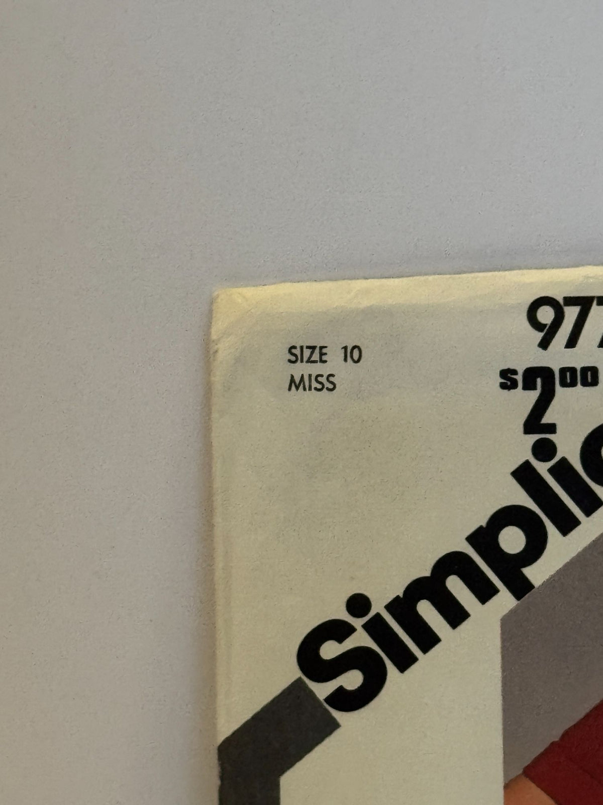 Simplicity Sewing Pattern 9774 Misses Shirt Pattern Work Blouse 10 Vintage 1980
