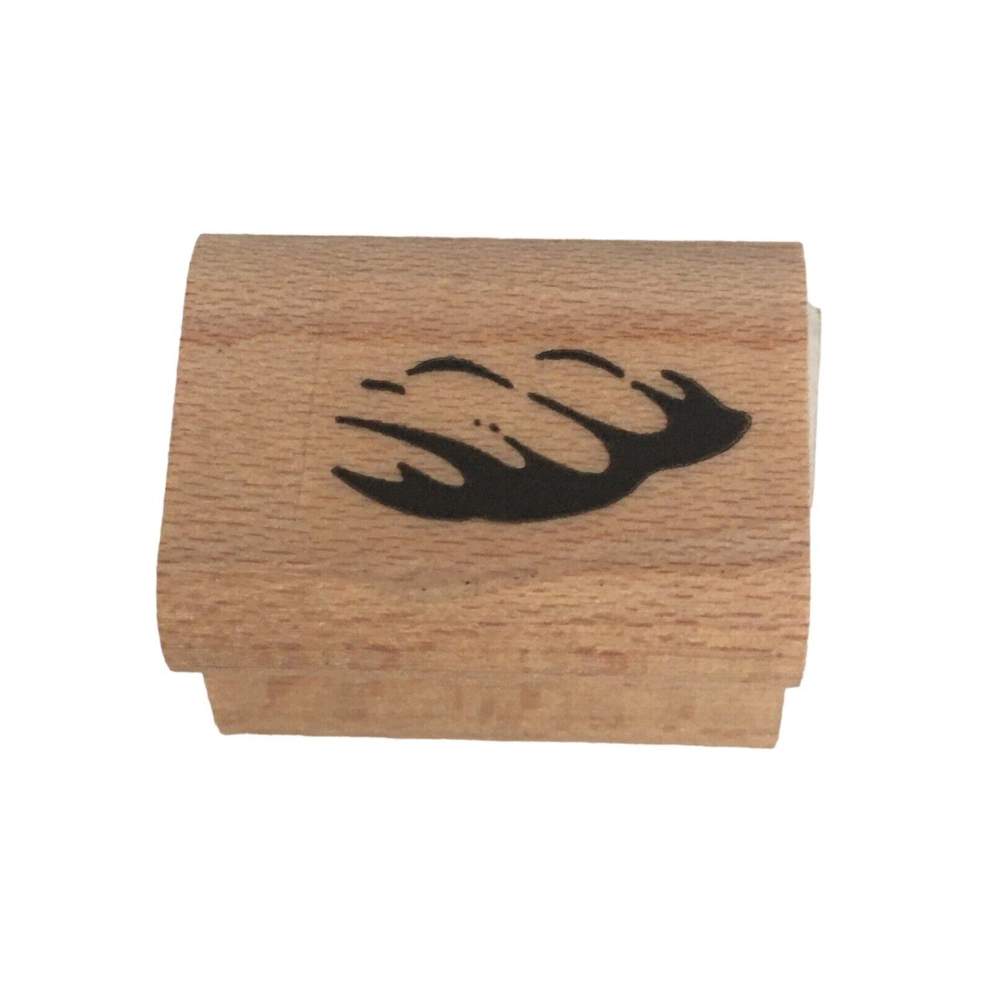 Stampin Up Mounted Rubber Stamp Abstract Leaf Watercolor Mini Nature Craft Stamp