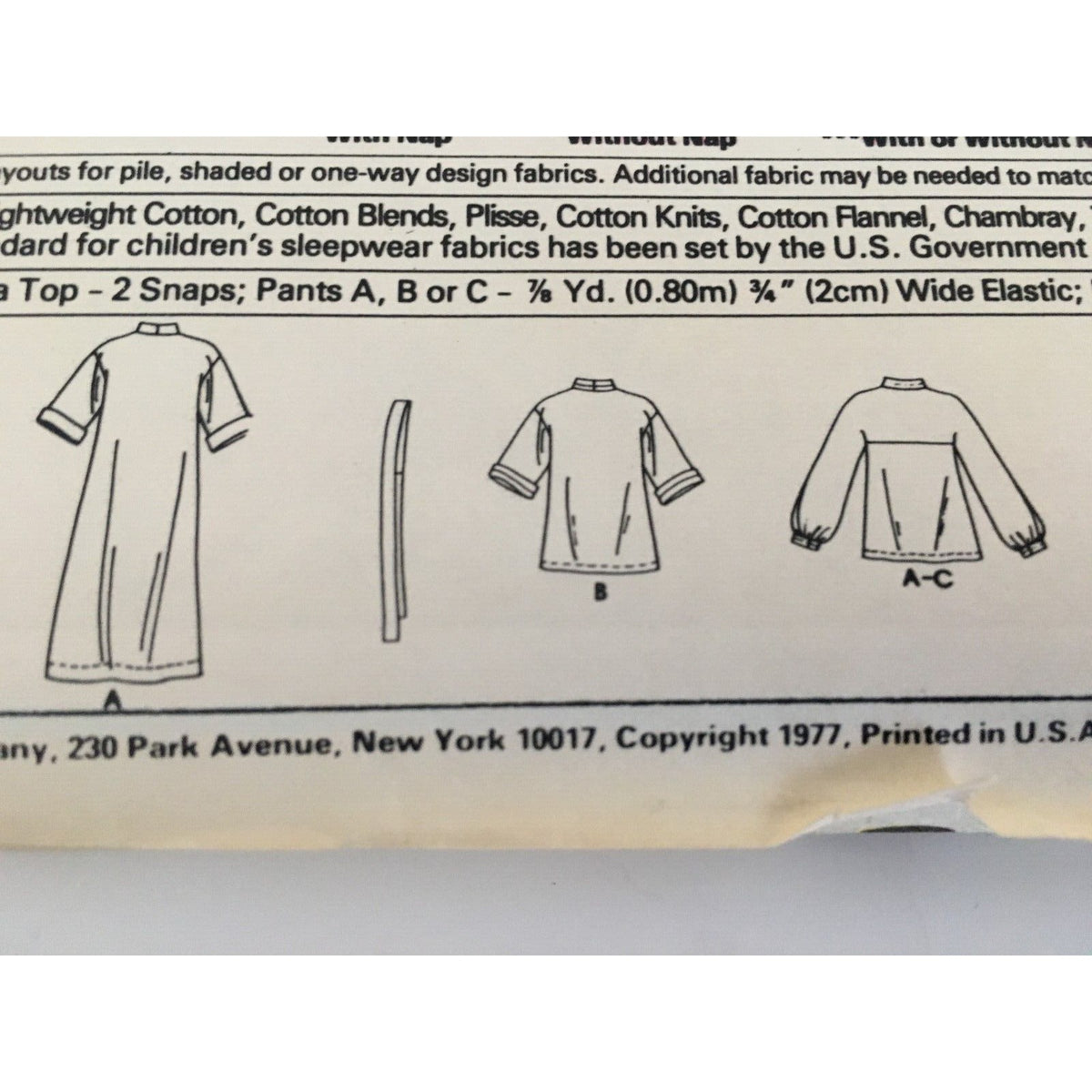 McCalls Sewing Pattern 5789 Girls Boys Robe Pajamas Sleepwear Sz Large 12-14 UC