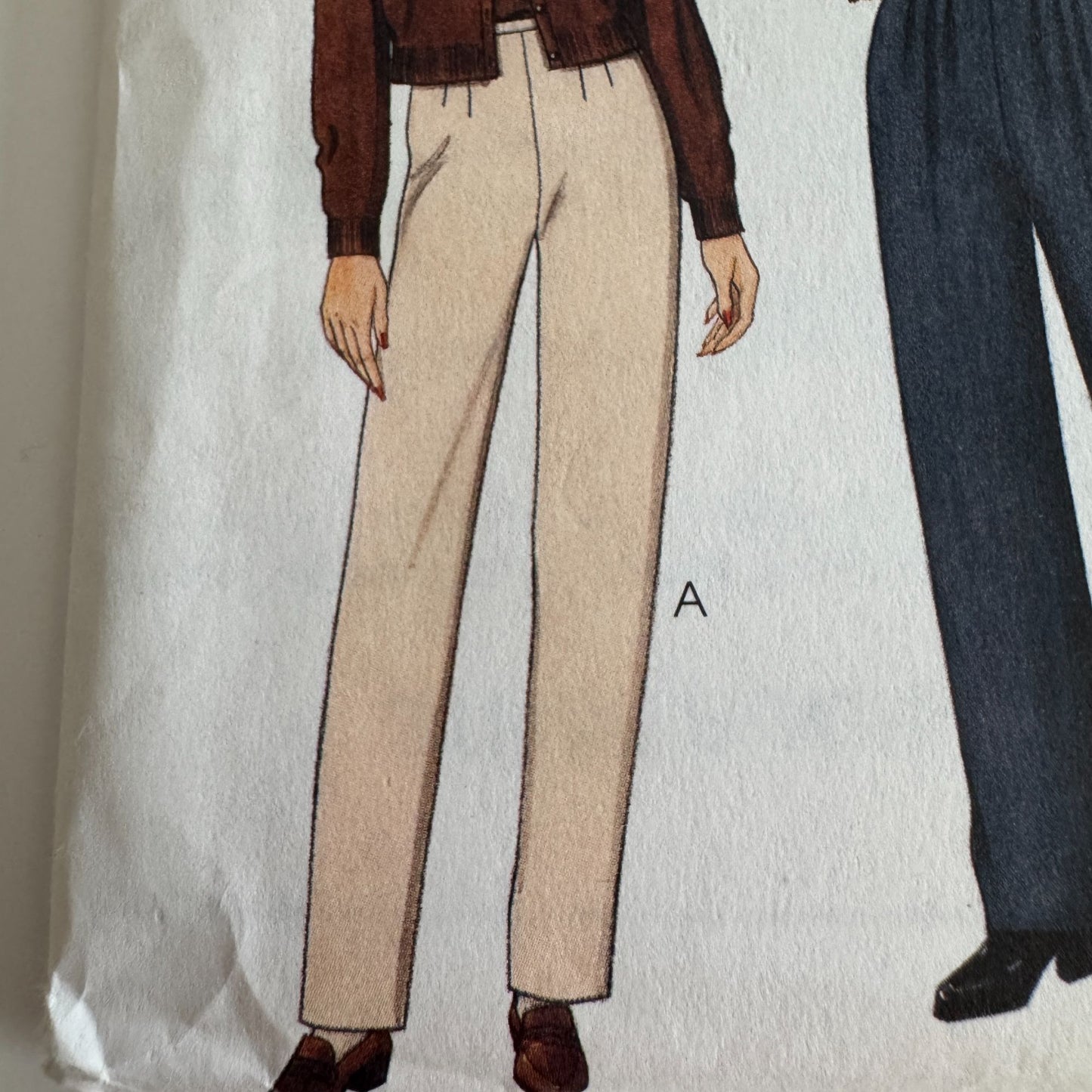 McCalls 8356 Sewing Pattern Misses Pants Size 20 Work Career Full or Slim Leg UC
