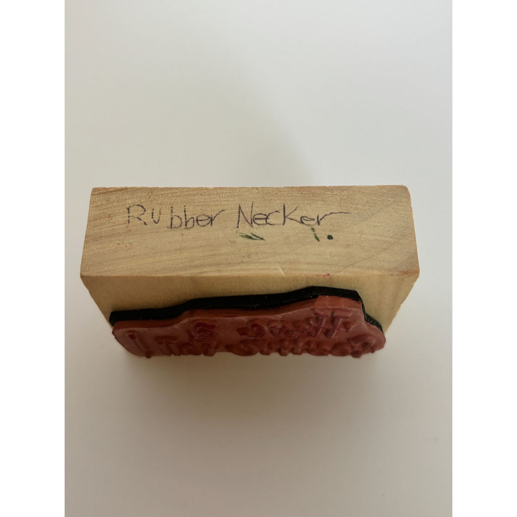 Rubbernecker Rubber Stamp Have a Festive Fall Autumn Thanksgiving Sentiment Wood Mounted Card Making