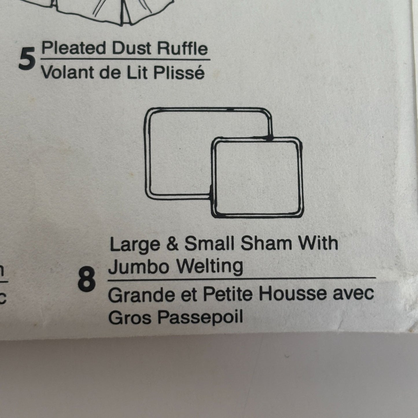 Simplicity Sewing Pattern 8037 Bedroom Bedding Ruffled Comforter Duvet Cover UC