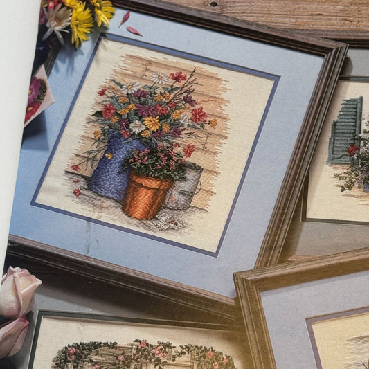 Leisure Arts Cross Stitch Patterns Paula Vaughan Bouquets Blossoms Book 63 2942