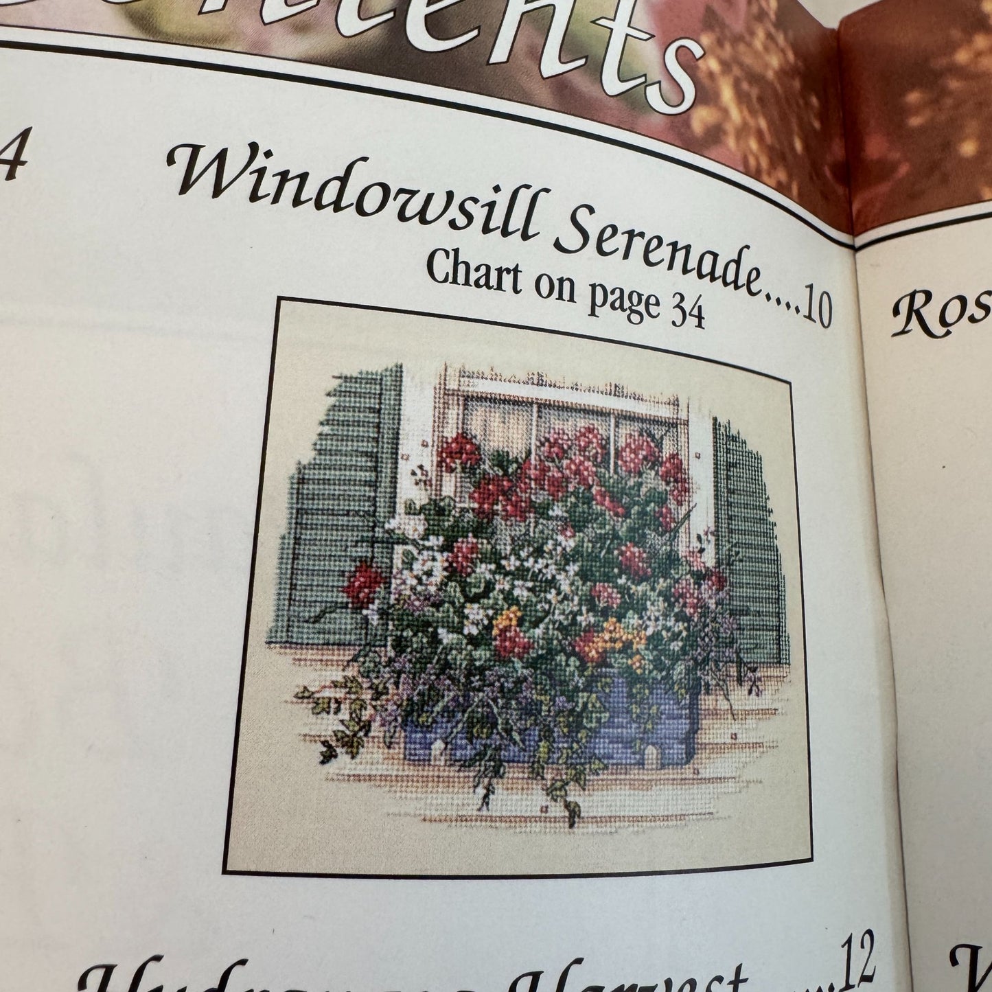 Leisure Arts Cross Stitch Patterns Paula Vaughan Bouquets Blossoms Book 63 2942